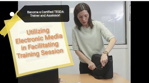 [SAMPLE DEMO] FJL Utilizing Electronic Media in Facilitating Training Session||TESDA||TM1