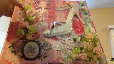 My first altered shadow box