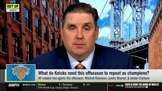 GET UP | Windhorst reacts to James Dolan threatens to break up Knicks Championship roster