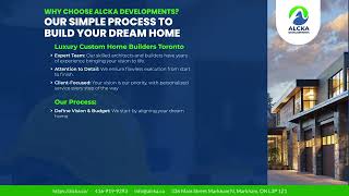 Luxury Custom Home Builders in Toronto | Expert Craftsmanship by Alcka Developments