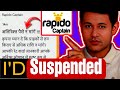 "🚨 मेरी Rapido 🆔 ID क्यों Suspend कर दिया गया: चौंकाने वाला सच सामने आया!"