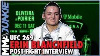 Erin Blanchfield open to Maycee Barber rebooking after dominant win | #UFC269