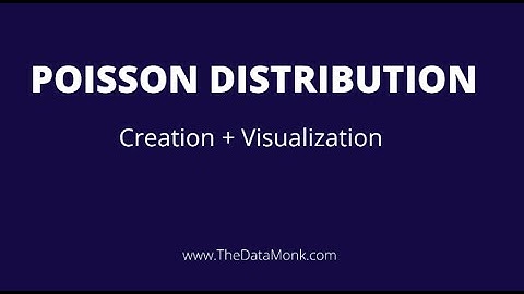 Poisson Distribution in Python | Part 7 | Complete Python Numpy Tutorial | The Data Monk