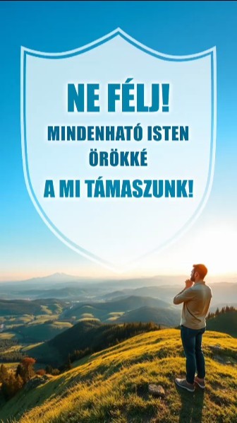 Ne félj! Mindenható Isten örökké a mi támaszunk!