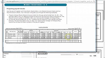 Work Together Problem 12-4