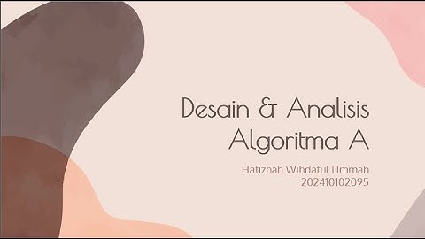 Tugas 1 Praktikum Desain dan Analisis Algoritma A - Pseudo Code