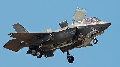 RAF F-35B Lightning II - Demonstration 4K at RIAT 2018 Air Tattoo