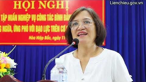 Tập huấn nghiệp vụ công tác bình đẳng giới