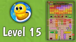 Worm away level 15 | all parts gameplay walkthrough solution