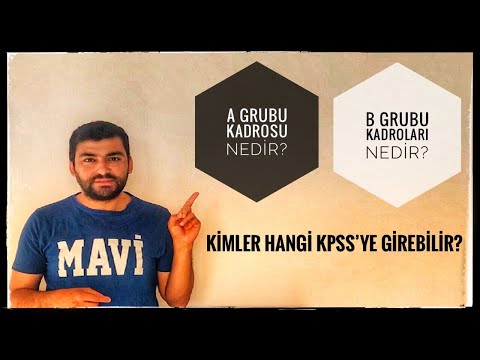 A GRUBU & B GRUBU KPSS NEDİR? (HANGİ KPSS'YE GİRİLMELİ?) KPSS A GRUBU NERDEN İŞİMİZE YARAR?