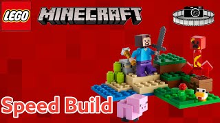 LEGO Minecraft The Creeper Ambush Stop Motion Build set #21167