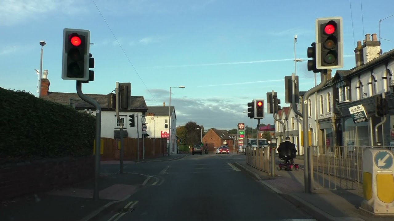 Driving On The A449 From Malvern Link To Newland, Worcestershire, England 16th October 2021