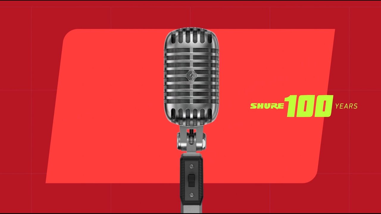 Shure - 100 Years of Extraordinary Sound - Musicians - YouTube