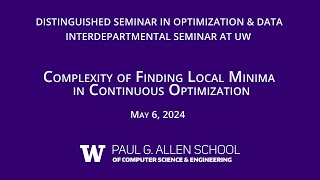 Distinguished Seminar in Optimization and Data: Amirali Ahmadi (Princeton University)