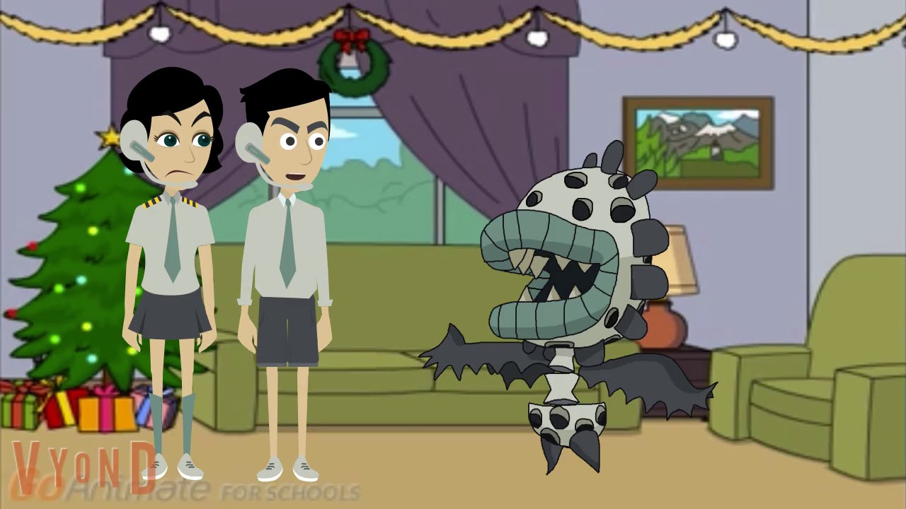 Bone Petey Piranha Destroys The TV/Grounded YouTube