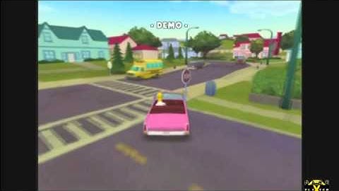 The Simpsons - Hit n Run - Demo Intro