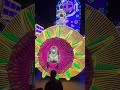 Bagbazar Jagadhatri tableau of light at procession #chandannagarjagadhatri #chandannagarprocession