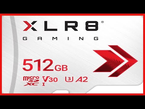 PNY XLR8 512GB Gaming Class 10 U3 V30 microSDXC Flash Memory Card
