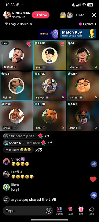 jarjit tiktok nyanyi lagu biri biri lucu #upinipin