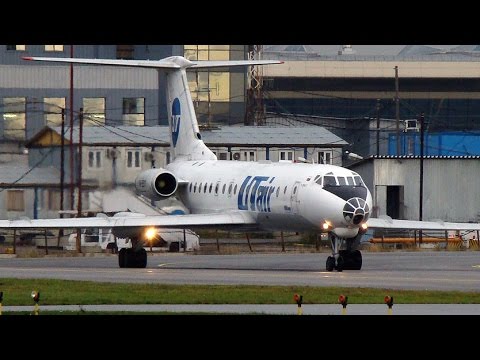 Ту-134А-3 RA-65977 UTair Express Споттинг во Внуково (VKO/UUWW)