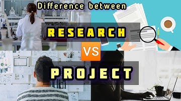 Research vs Project explain The Difference between #research #researchmethodology