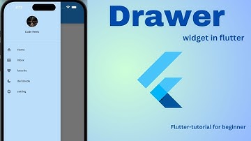 Drawer widget || How to create  Drawer in Flutter App? (Android and IOS) - Learn Flutter