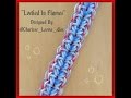 "Locked in Flames" Rainbow loom Bracelet/ How To Tutorial