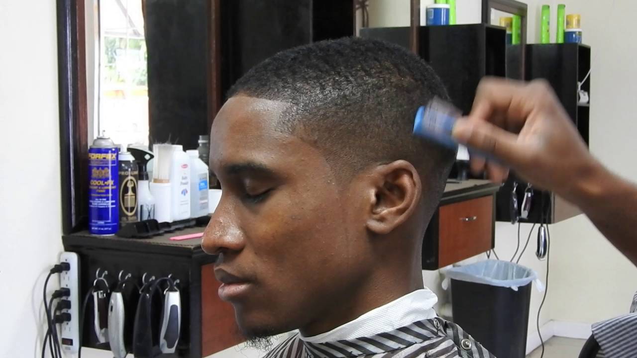 razor and comb haircut