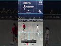 Flat as a pancake! What a finish by Nadien Elhammamy 🥞🔥#squash #worldsquash #egypt #canada