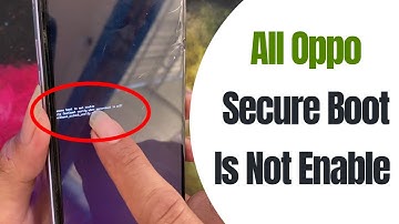 How to FIX All Oppo Secure Boot Is Not Enable Skip Fastboot Not Active Recovery Mode #OppoSecureBoot