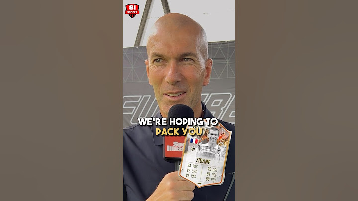 Zidane packs an INSANE ICON 👀🔥
