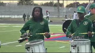 JFK Middle School Vikings Marching Band in Tampa. Dec 2025