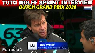 Toto Wolff Post Sprint Interview| 2026 Dutch Grand Prix