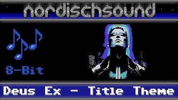 #DeusEx - Title Theme (Main Theme) - Commodore 64 - 8Bit - oscilloscope view