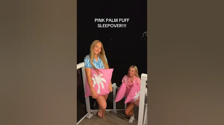 PINK PALM PUFF SLEEPOVER 🌞🐚🌴#pinkpalmpuff #pppfamily