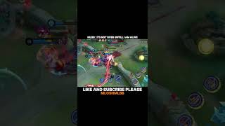 MLBB : ITS NOT OVER UNTILL I AM ALIVE | YUZHONG EXP LANE GAMEPLAY  MLBBxFortnite