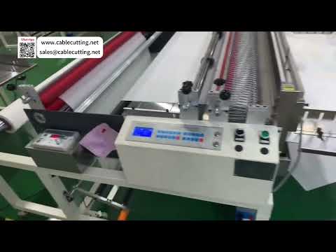 High Efficiency Slitting and Transverse Web Cutter Production Testing Setup Operations