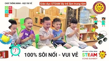 Giáo dục mầm non ứng dụng Robotics & STEAM 4.0 - STEAM cùng SUNBOT