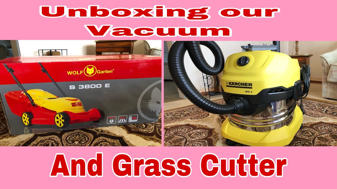 UNBOXING OUR NEW VACUUM AND GRASS CUTTER YouTube