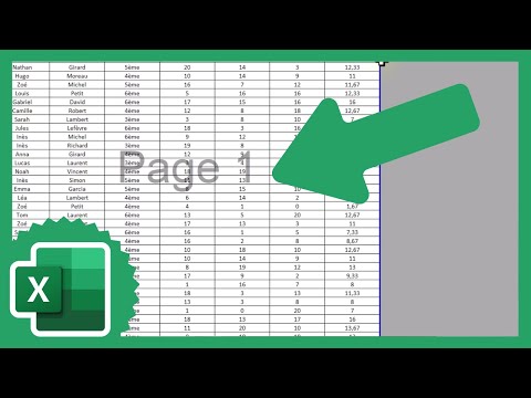 Excel - Print a long table on a single page