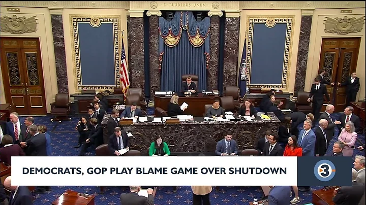 Democrats, GOP play blame game over shutdown