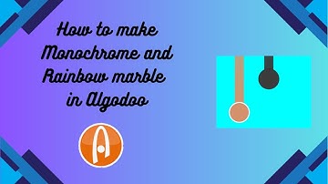 How to make rainbow and monochrome marble in Algodoo