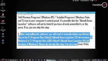 Ubisoft Game Launcher error 1 , 2  & 3 Fixed