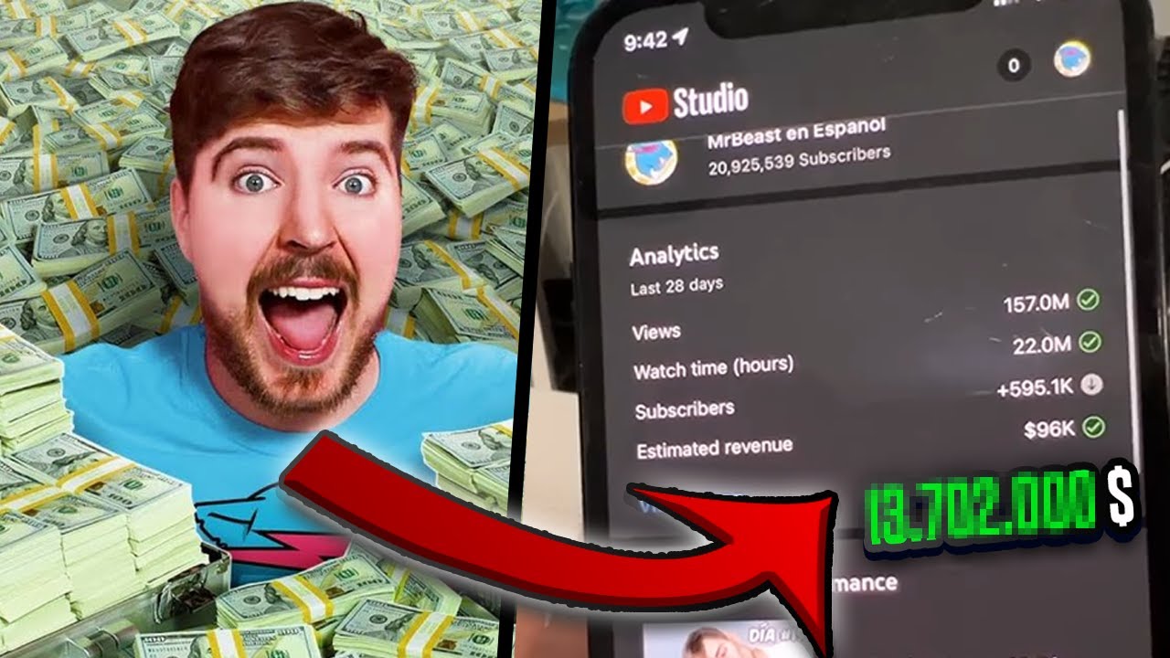 ⁣So viel verdient der größte YouTuber der Welt 🤑 (MrBeast leakt Einnahmen)