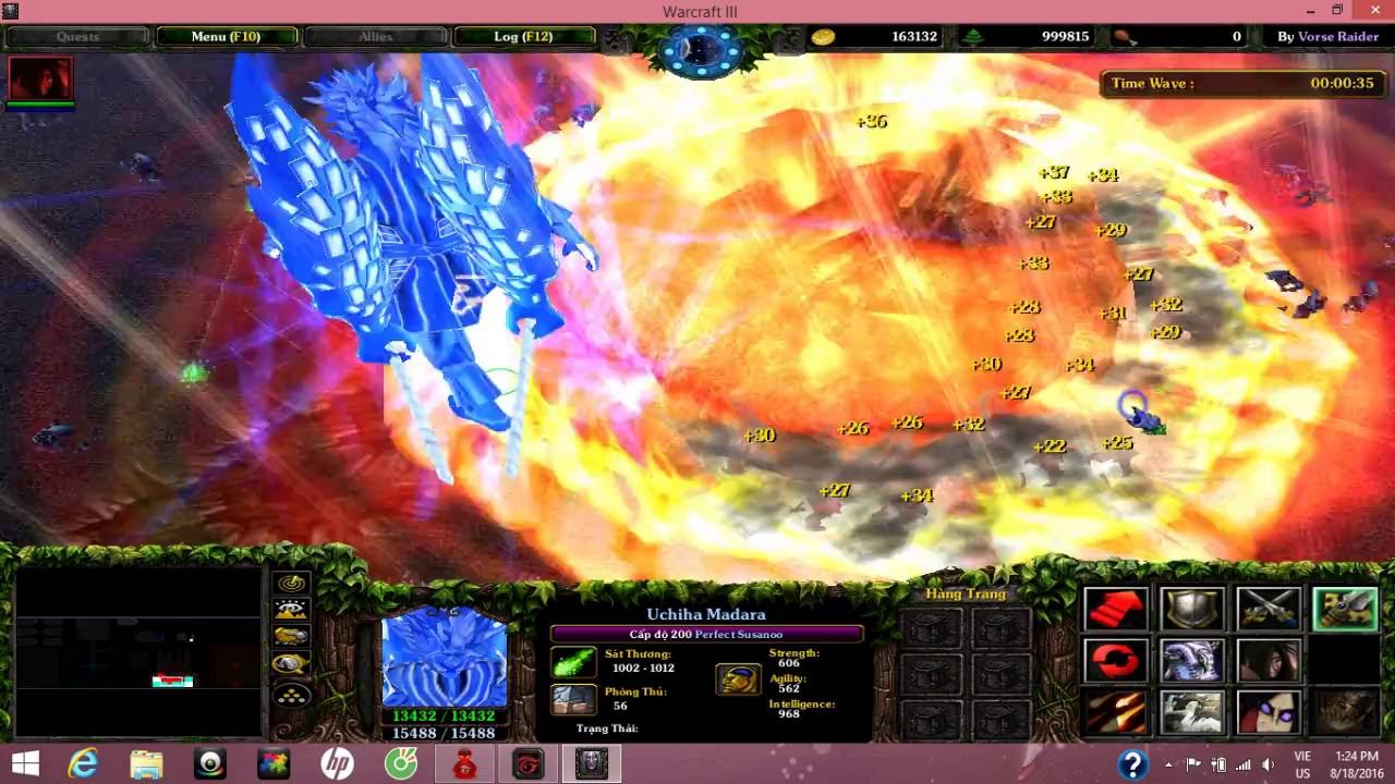 9x Hero Defense VN - Uchiha Madara Spellpack