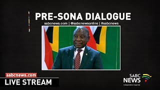 President Ramaphosa participates in the pre-SONA dialogue