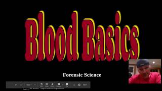 Forensics: Blood Basics