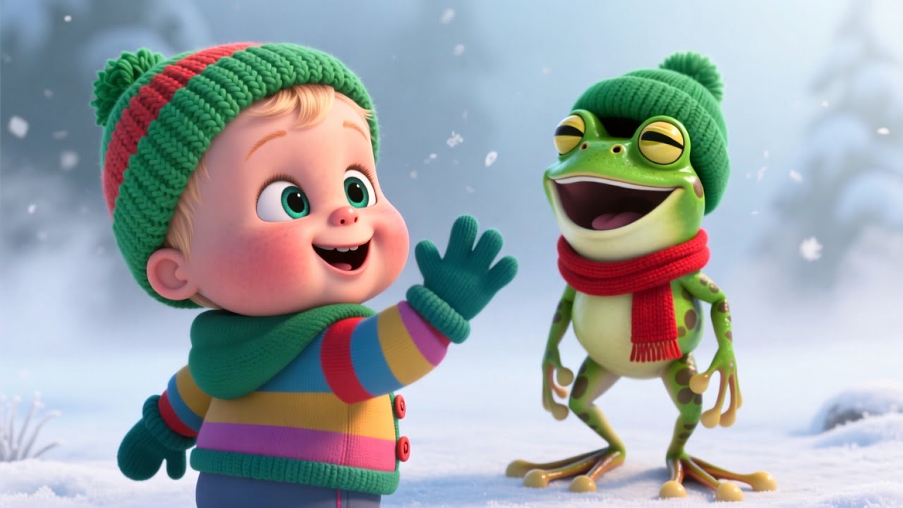 Frog 123 Xmas Slide! 🐸🎄 | Learn Numbers for Kids | Counting Video for Toddlers