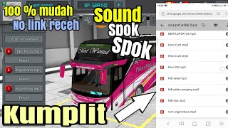 SOUND BUSSID !! | SPOKKK...SPOKK...| MESIN JET | MUDAH DOWNLOAD 100%