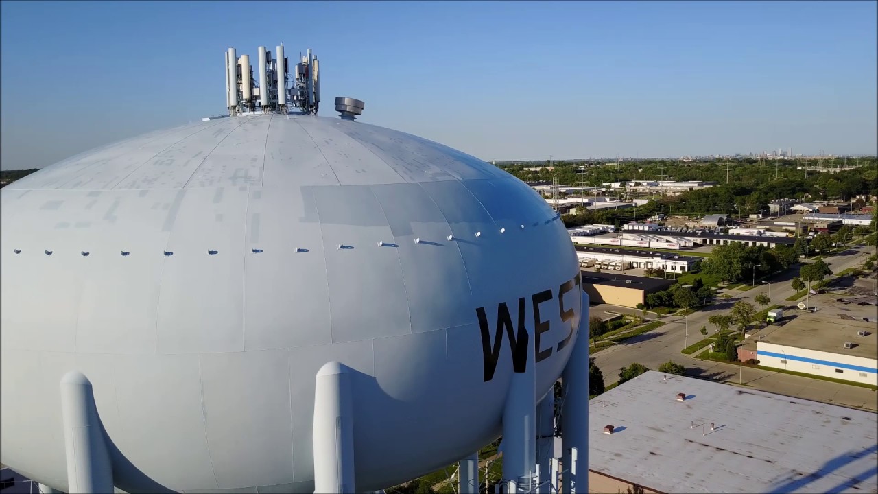 West Allis Water Tower Close up - YouTube